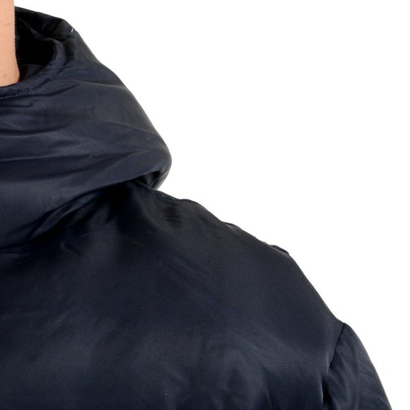 Versace Men'sDistressed Hooded Parka Jacket